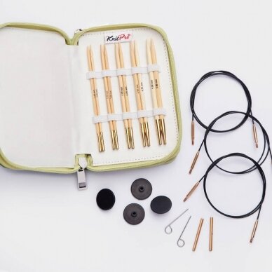 BAMBOO STARTER INTERCHANGEABLE CIRCULAR NEEDLE SET